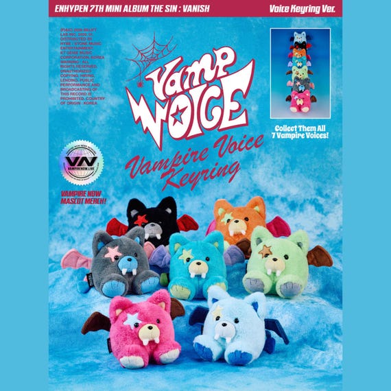 ENHYPEN the Sin: Vanish – Weverse & Vampire Voice Set - Etsy Israel