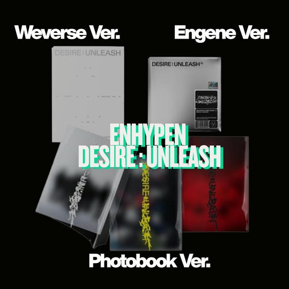 K-POP・アジア ENHYPEN 6TH MINI ALBUM DESIRE: UNLEASH ENHYPEN - [DESIRE : UNLEASH] 6th Mini Album YOU Version - Walmart.com