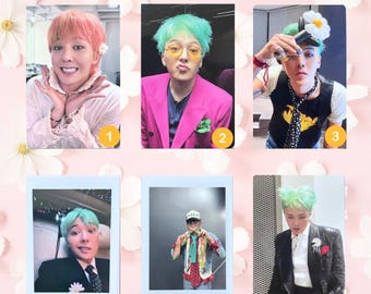 G-Dragon 超人フォトカードセット - 予約販売 - Etsy 日本