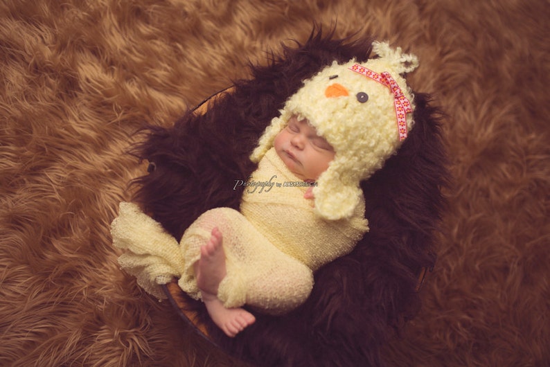 Baby Chick Hat PDF Crochet Pattern image 4