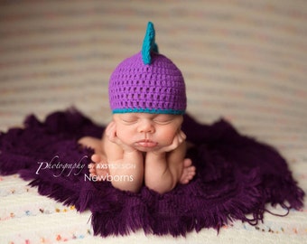 Dinosaur Hat PDF CROCHET PATTERN - No Sew Spikes