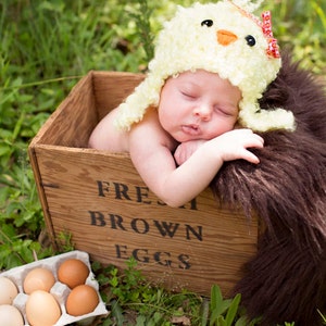 Baby Chick Hat PDF Crochet Pattern image 1