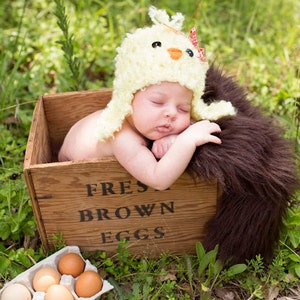 Baby Chick Hat PDF Crochet Pattern image 3