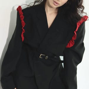 Handmade Upcycled Clothing Made for You: Custom Jacket, Unique Upcycled Blazers, Recycled & Reworked Vintage Blazer for Women!
