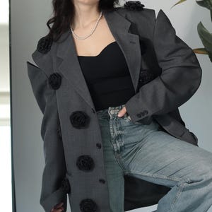 Handmade Upcycled Clothing Made for You: Custom Jacket, Unique Upcycled Blazers, Recycled & Reworked Vintage Blazer for Women!