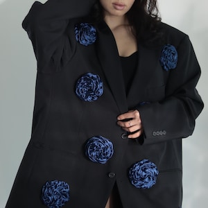 Handmade Upcycled Clothing Made for You: Custom Jacket, Unique Upcycled Blazers, Recycled & Reworked Vintage Blazer for Women!