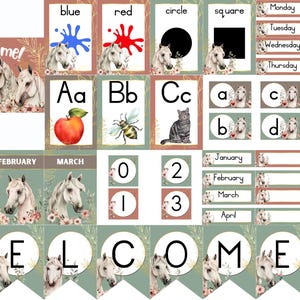 Woodland Horses Classroom Theme