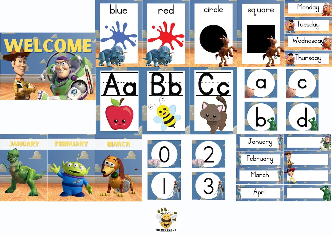 Toys Classroom Decor Set - Etsy