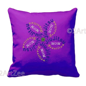 Jiu Jitsu Brazilian Mom Word Flower Machine Embroidery Design Sports - Etsy