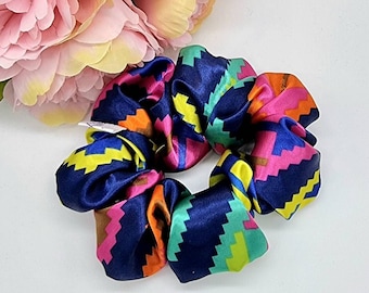 Josie XL Scrunchie - Colorful Satin Oversized Jumbo Scrunchie - Large Hair Tie - Available In 2 Sizes