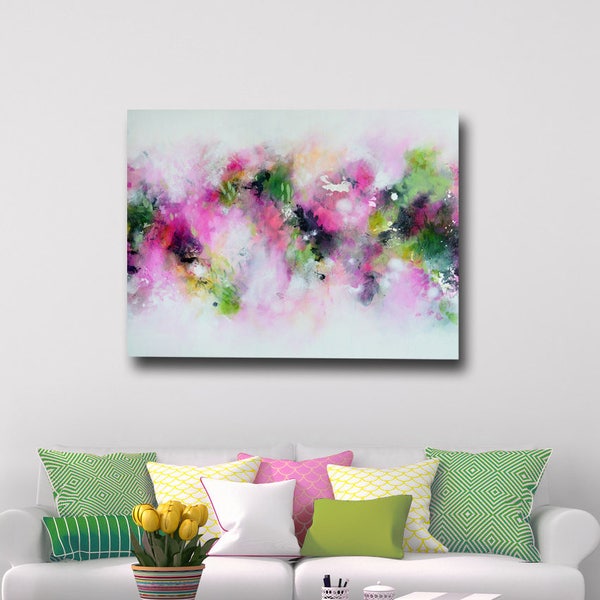 Pink and Green Decor - Etsy UK