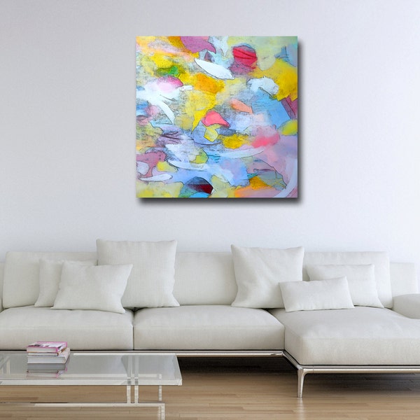 Colourful Canvas Etsy UK