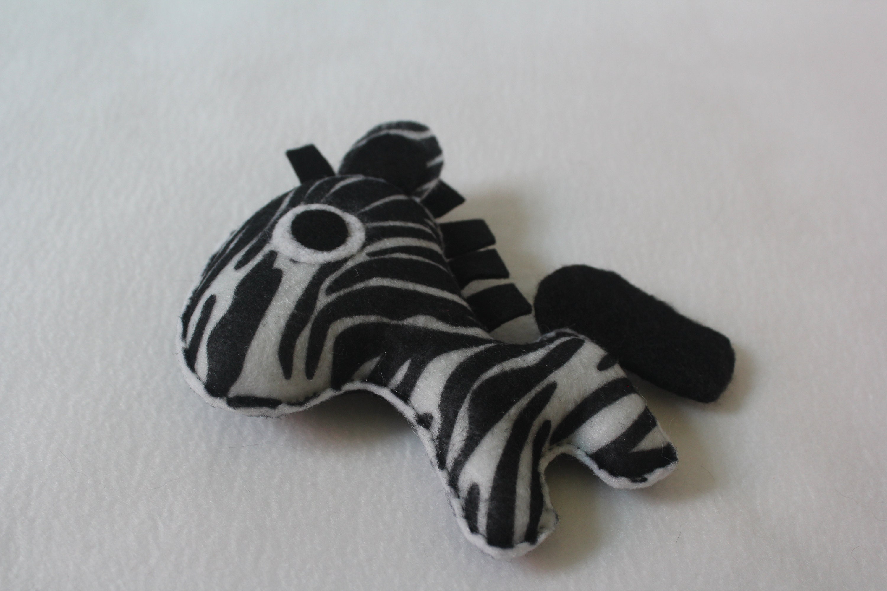 Plush Felt Zebra Set of 1 felt zebra toy zebra plush Etsy