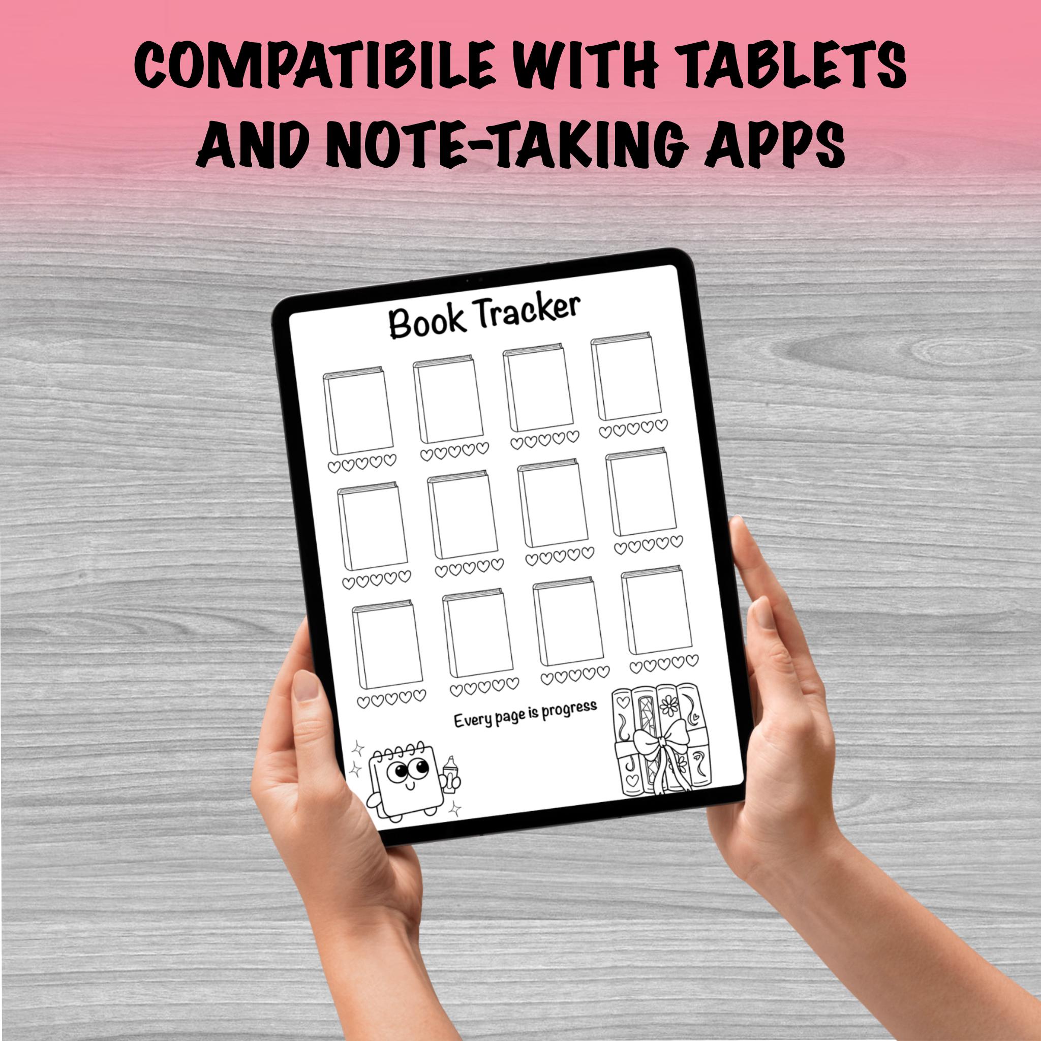 Book Tracker - PRINTABLE Page - DIGITAL Reading Journal - Add Your Book ...