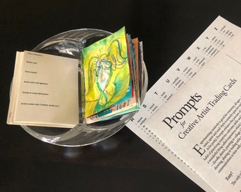 Creative Artist Trading Card Prompts: ATC Inspiration and backs
