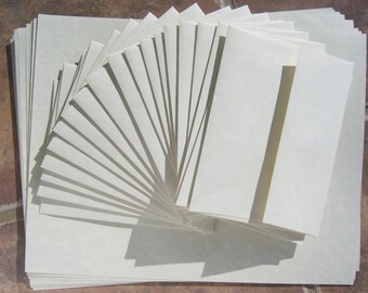 Blank paper and envelopes matching stationery set, 40 pieces parchment for letters, note cards, graduation announcements and invitations