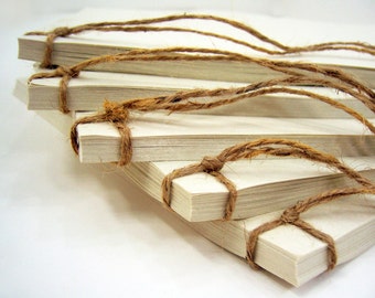 Handmade journal minimalist modern sleek wedding guest book, art writing travel family note scrapbook sketchbook 120 blank pages fancy paper