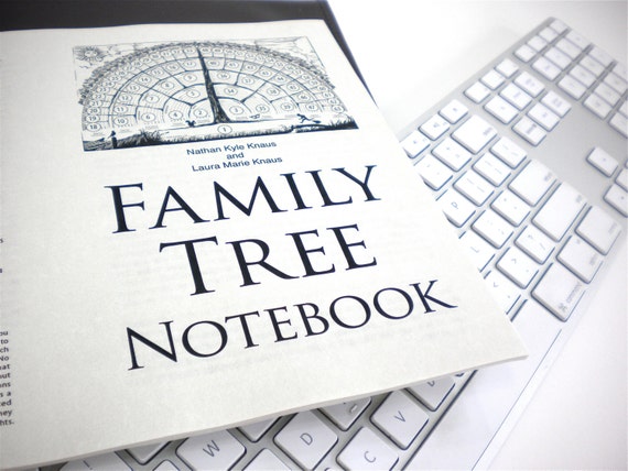 Family Tree Notebook Printable Pdf-fill-in-blank-template Gifts