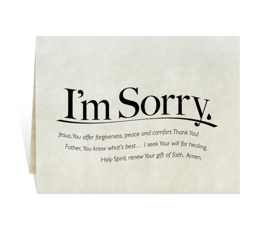 I Am Sorry For Any Misunderstanding I May Have Caused I'm Sorry Printable Card Art Prayer Apology Misunderstanding Mistake
