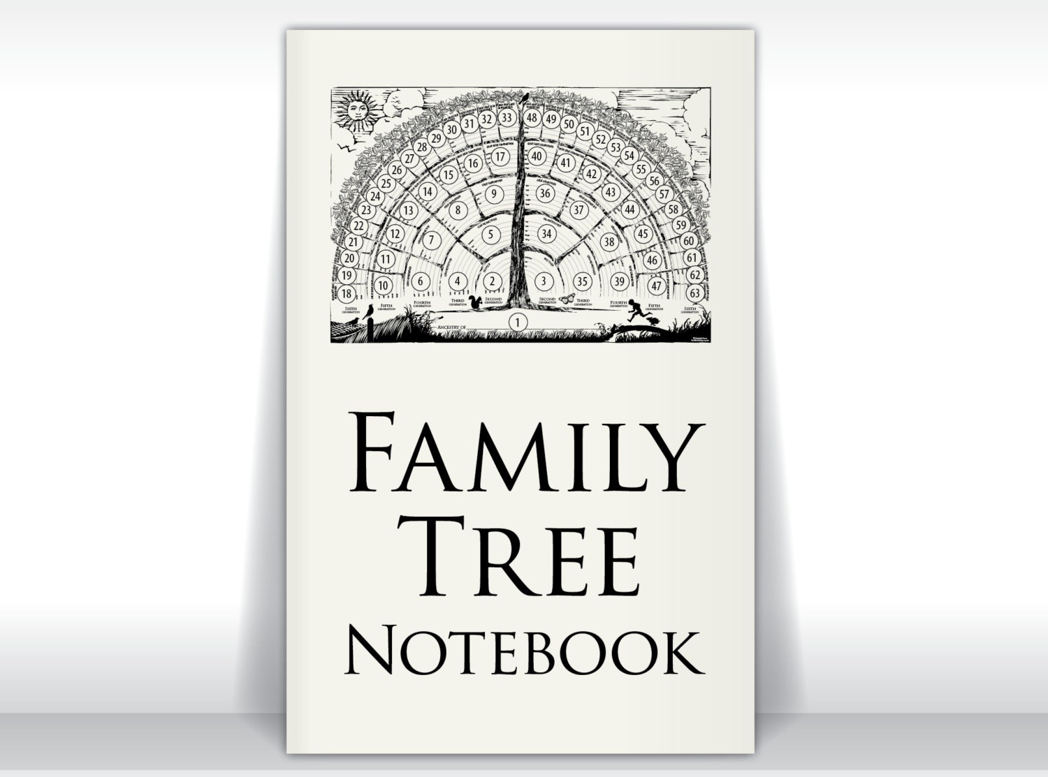 Family Tree Book Custom Family Tree Notebook. Family Journal