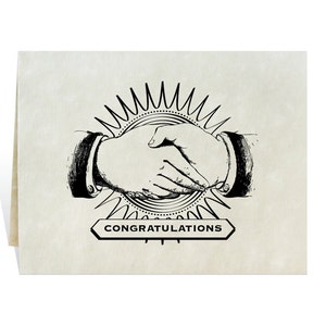 Gefeliciteerd afdrukbare afstudeerkaarten, scrapbooking prestatiecertificaat beloning, zwarte vintage handdrukkunst