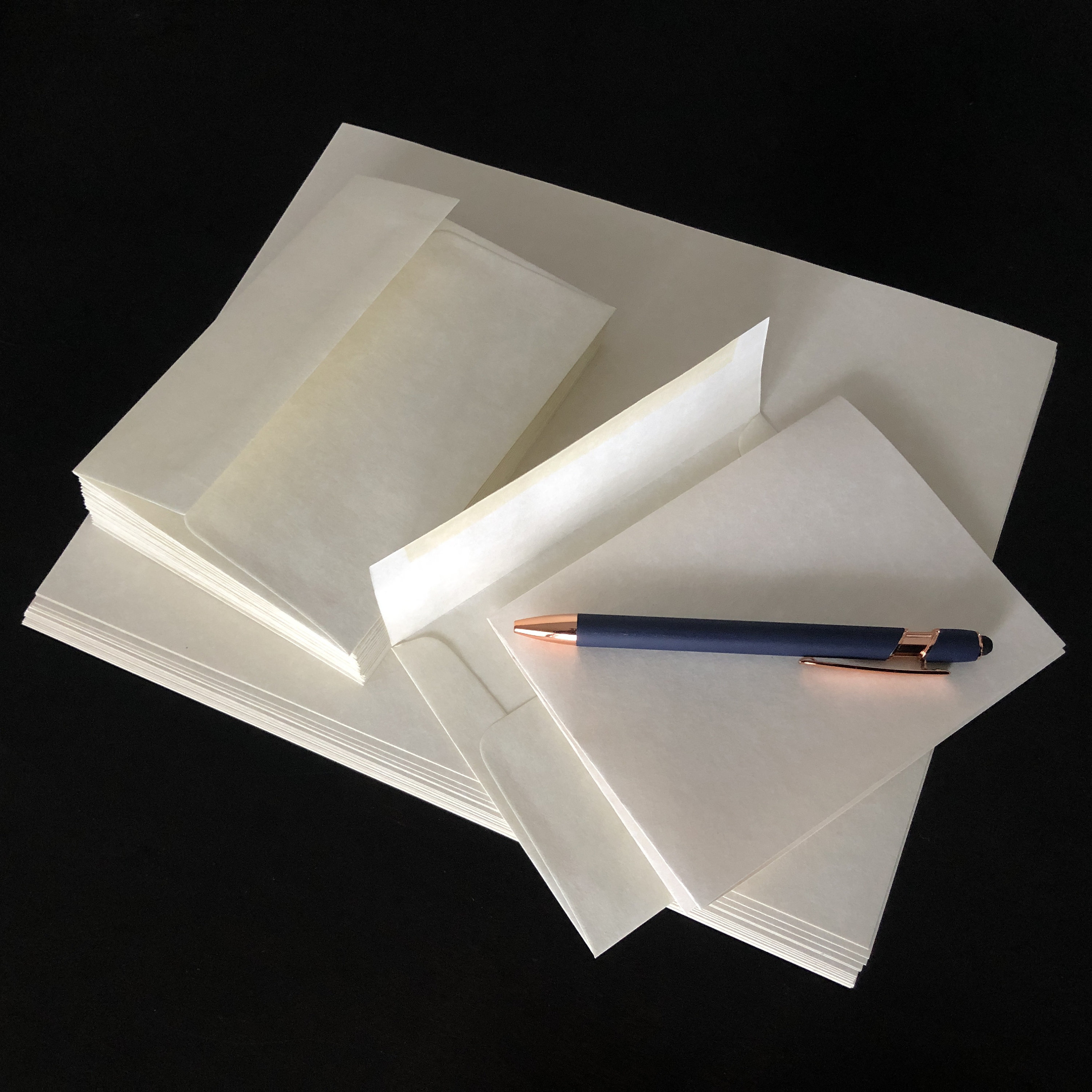 White Envelopes Gummed 121mm x 171mm Envelope Letter Cards Office Stationary 