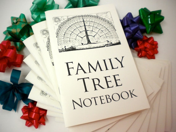2 Family Tree Notebooks Print Edition gifts for baby men | Etsy