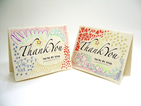 Blank Paper and Envelopes Parchment Stationery for Thank You