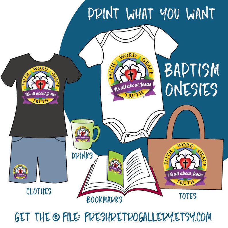 Lutheran Art to Print Gifts for Men or Women to Share Faith Etsy