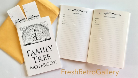 Genealogy Organizer Notebook: Ancestry Tree Organizer, Family Pedigree  Chart, Genealogy Workbooks, Record of family tree book up to 10  Generations