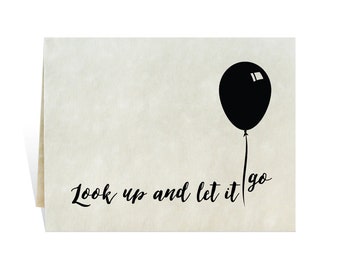 Look Up and Let It Go Card: Sympathy, Encouragement (Digital Download)