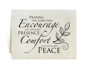 Encouragement Card: Olive Branch Art, Comfort and Peace (Digital Download)