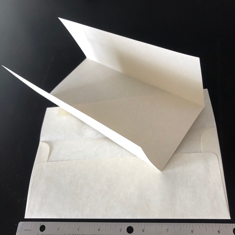 Stationery Blank Parchment Paper & Envelopes for Letters Etsy