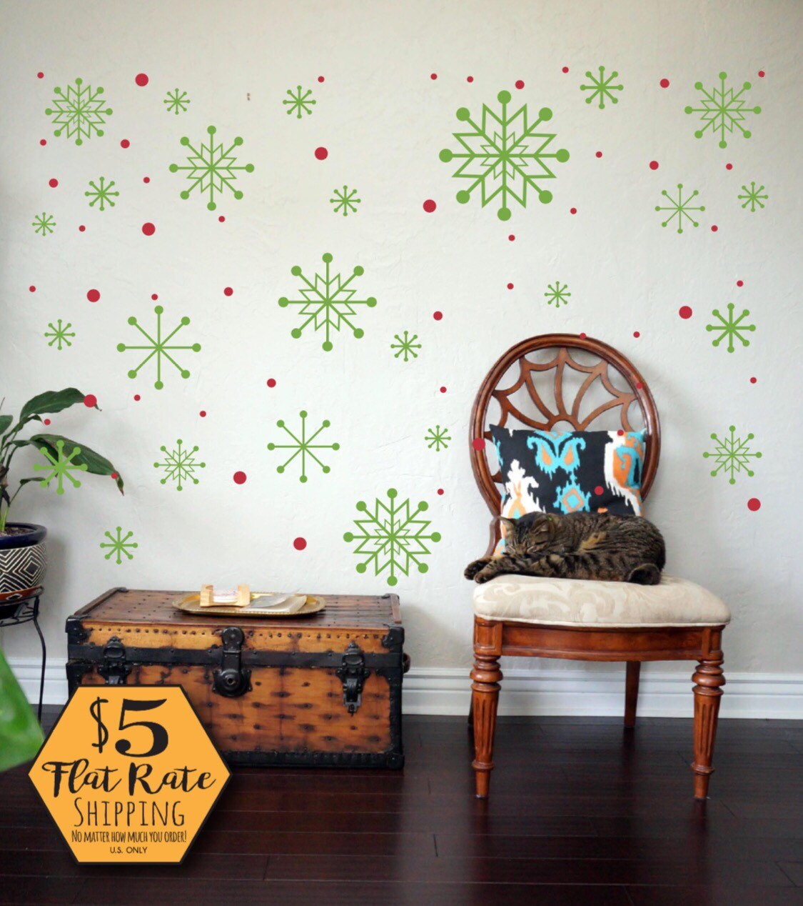 SNOWFLAKE WINDOW DECALS / christmas window decals vinyl Etsy
