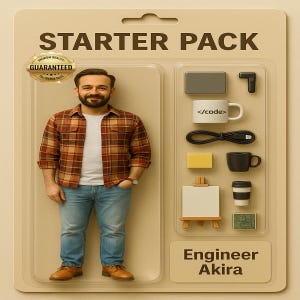 Personlig ingenjörskarikatyrdocka: Anpassat teknikstartpaket