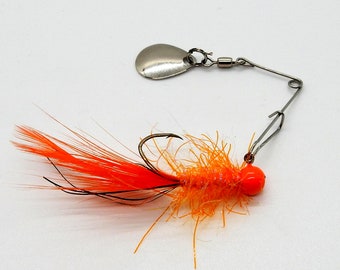 50 pack Crappie #2 red sickle hooks 1//16 oz and 1//32 oz in 5 colors