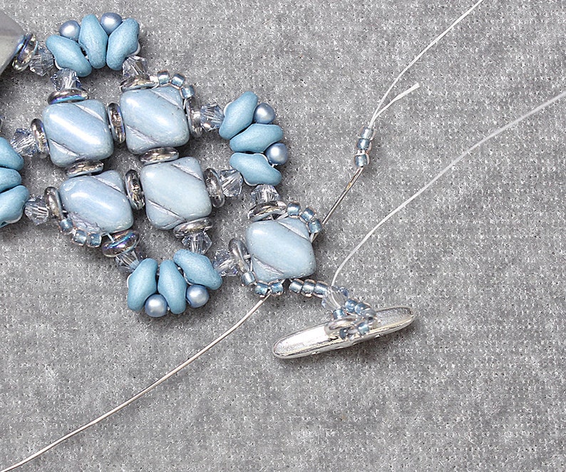 Sailors Moon Cuff Bracelet Tutorial Silky Bead Arcos Par Etsy