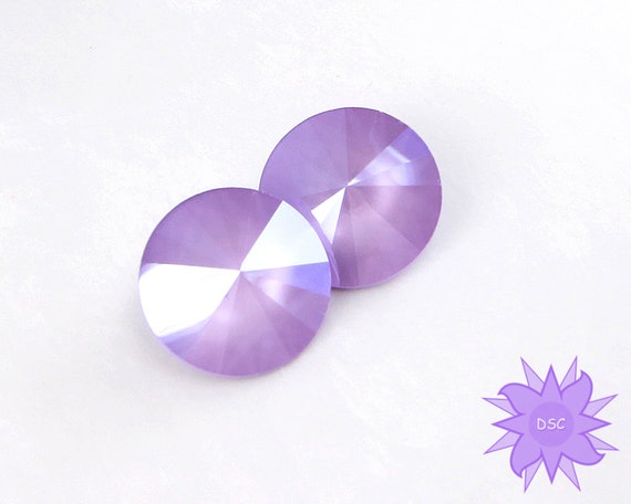 Genuine Made in Austria 14mm Violet AB Chrystal elements Wholesale supplies jewelry making DIYl