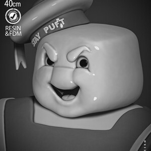 Mr. Stay Puft 3D Printed Sculpture with Base