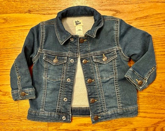 Toddler Oshkosh baby b'gosh denim jacket, fall jacket, 12 - 18 months