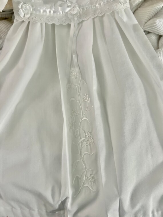 Christening dress, 0 - 3 months, white,  Peaches … - image 7