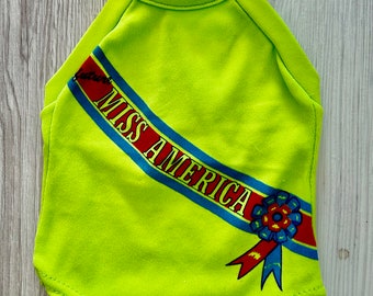 Baby, toddler girl  vintage swimsuit, "Future Miss America, made in USA, 18 - 24 months, summer baby