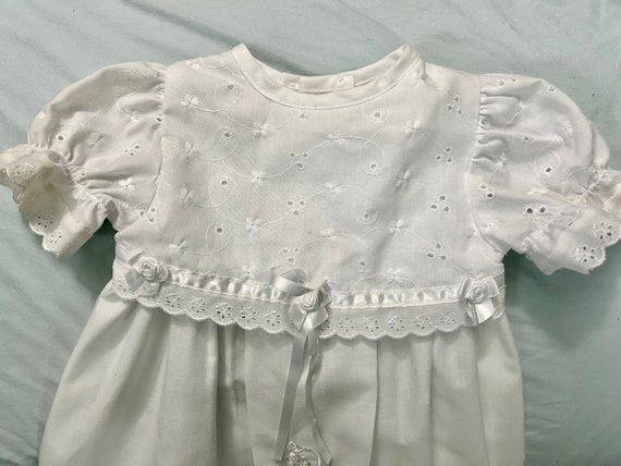 Christening dress, 0 - 3 months, white,  Peaches … - image 8