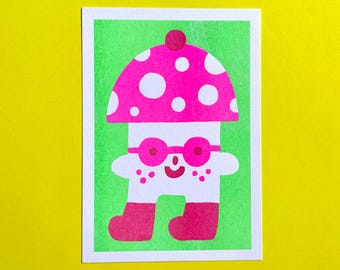 A6 Risograph Print