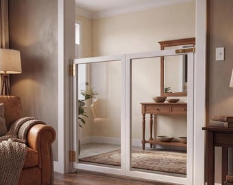 Foldable Custom Acrylic Baby Gate | Bifold Plexiglass Stair Barrier