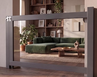 Sliding Acrylic Dog Gate | Custom Baby and Children Safety Barrier for Stairs & Hallways