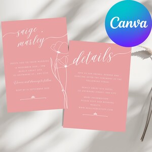 Cartolina d'invito per matrimonio, invito per matrimonio semplice, inviti per matrimonio moderni, inviti per matrimonio minimalisti, inviti eleganti