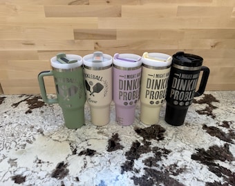 40oz powder coated tumbler