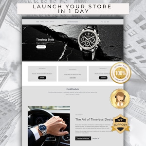 Nowoczesny szablon witryny internetowej z akcesoriami modowymi, konfigurowalny, czysty projekt e-commerce dla sklepów butikowych, luksusowy, minimalistyczny motyw Shopify