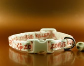 Zombie Killer Cat Collar Halloween